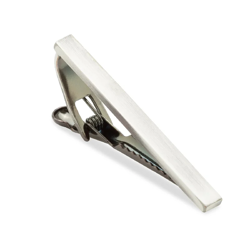 Simple and elegant tie clip for men with minimalist design and versatile appeal -Reservoir Dogs Antique Silver Tie Bar