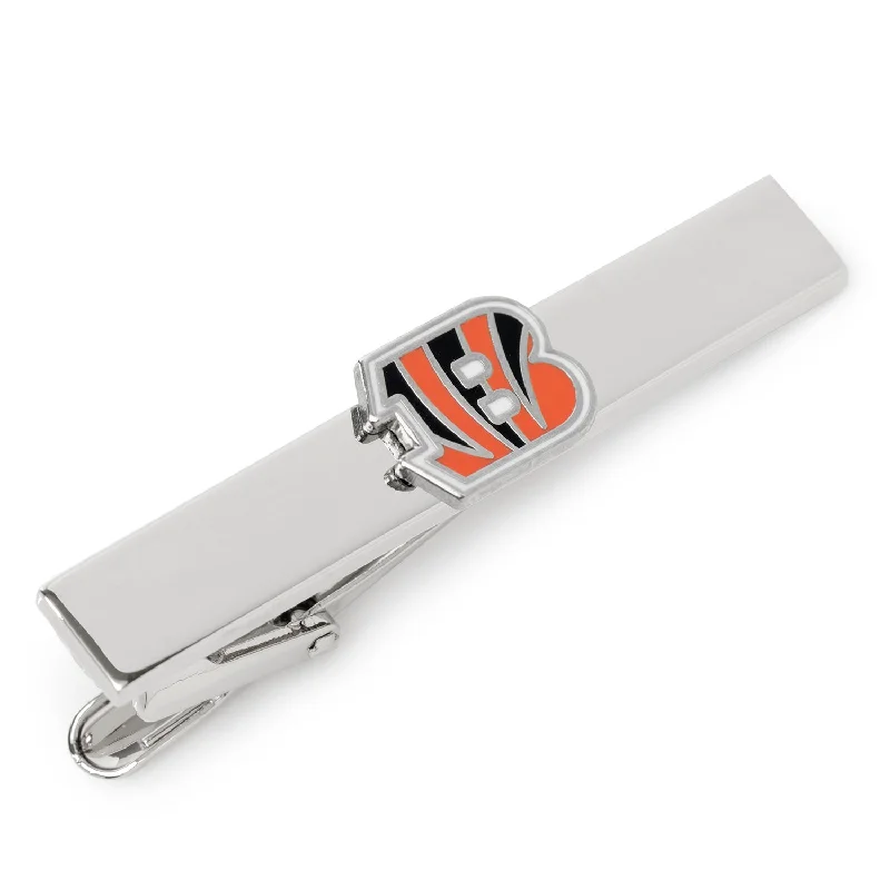 Classic brushed steel tie clip for men with refined, minimalist style -Cincinnati Bengals Tie Clip