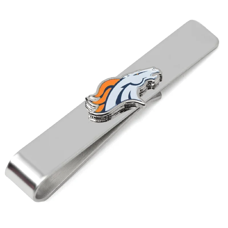 Rose gold-tone tie clip for men with sleek design and luxurious shine -Denver Broncos Tie Bar