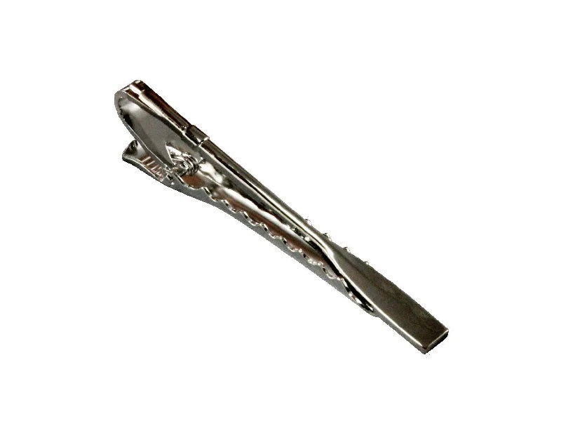 Classic tie clip for men with engraved initials for a personalized gift -Oar Tie Bar