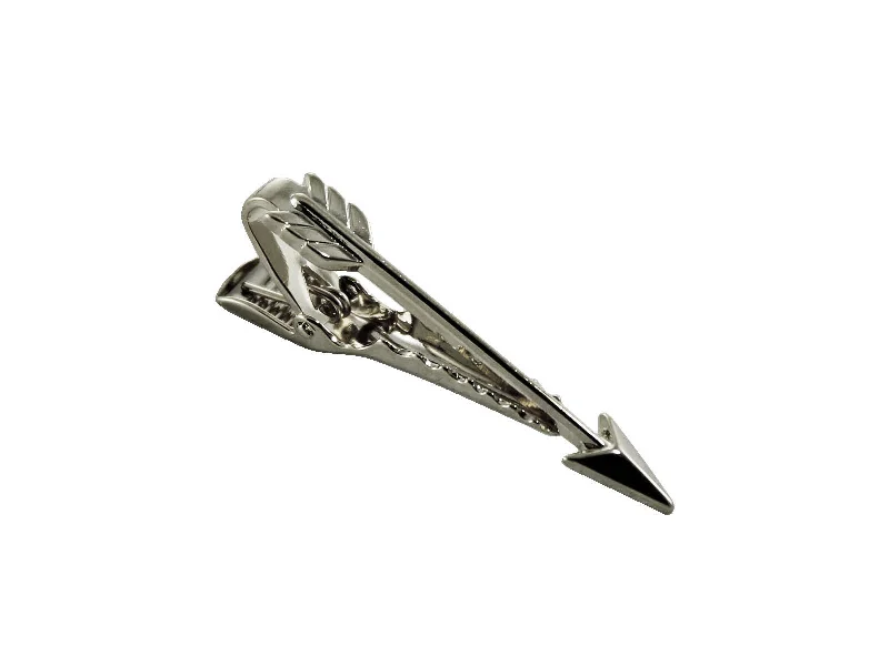 Personalized corporate tie clip with custom logo for business gifts -Arrow Tie Bar