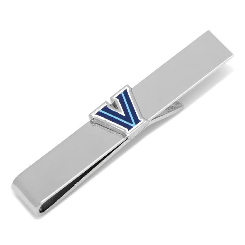 Personalized tie clip with date engraving for special occasion remembrance -Villanova University Wildcats Tie Bar