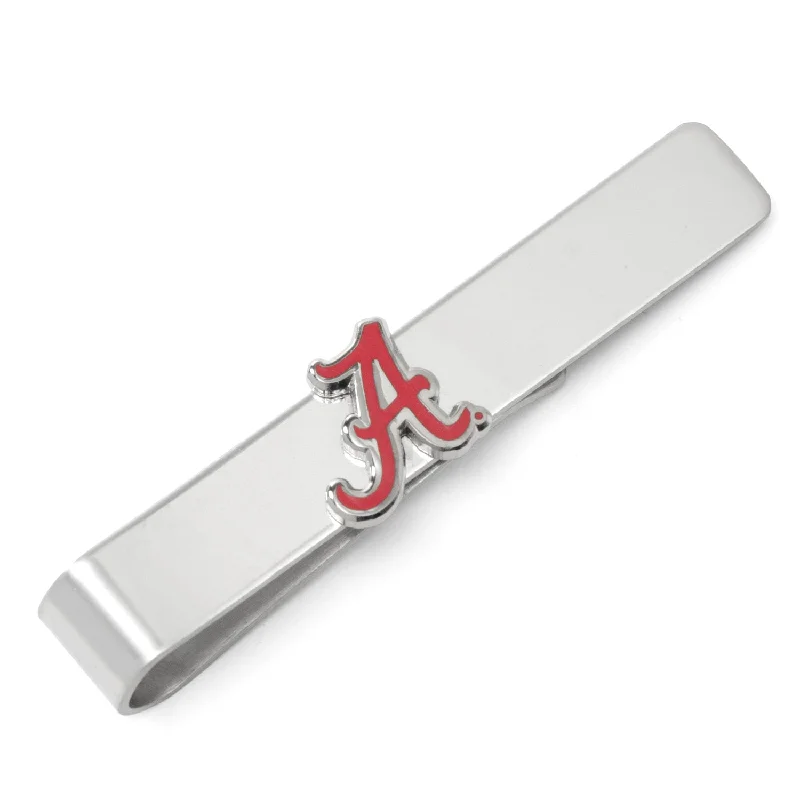 Rose gold tie clip for men with polished finish and modern charm -University of Alabama Crimson Tide Tie Bar