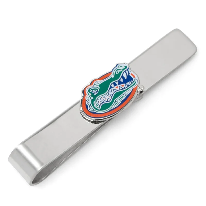 Rose gold tie clip for men with polished finish and modern charm -University of Florida Gators Tie Bar