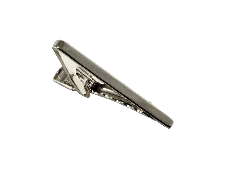 Geometric shape tie clip for men with bold angles and modern styling -Skinny Tie Bar