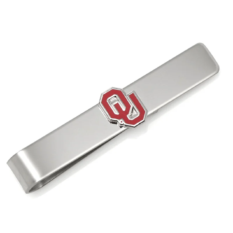 Retro-style tie clip for men with vintage flair and timeless appeal -University of Oklahoma Sooners Tie Bar