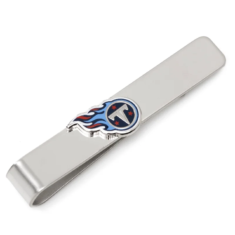 Elegant silver tie clip for men with sleek and polished design -Tennessee Titans Tie Bar