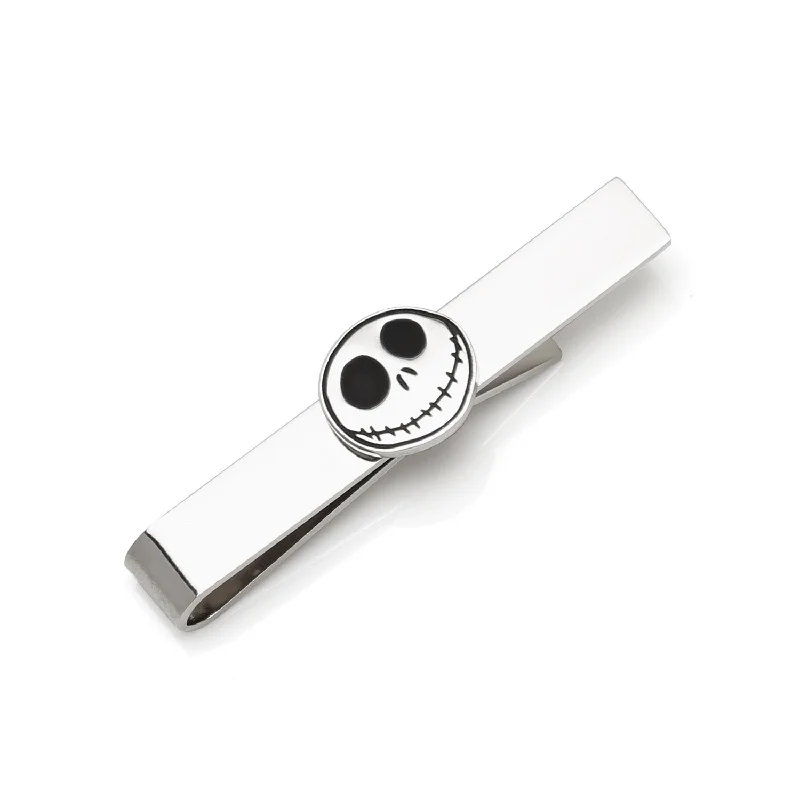 Custom initial tie clip for men with personalized letters for a unique touch -Nightmare Before Christmas Tie Bar