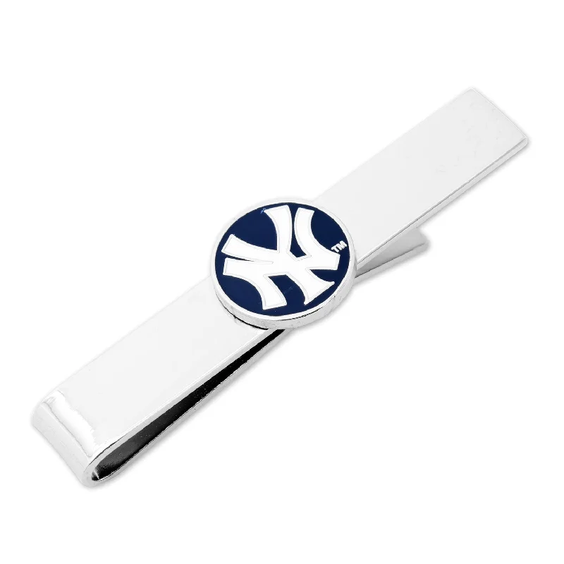 Luxury titanium tie clip for men with sleek, durable design and lightweight feel -New York Yankees Tie Bar