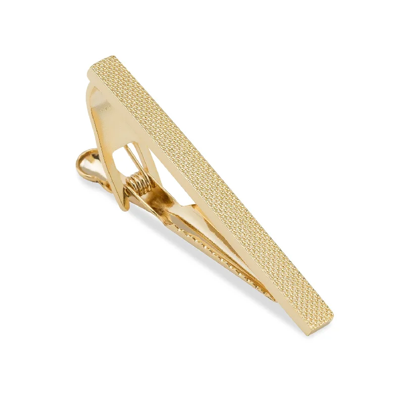 Sophisticated gold tie clip for men with high-quality finish and elegant appeal -Bond Gold Tie Bar