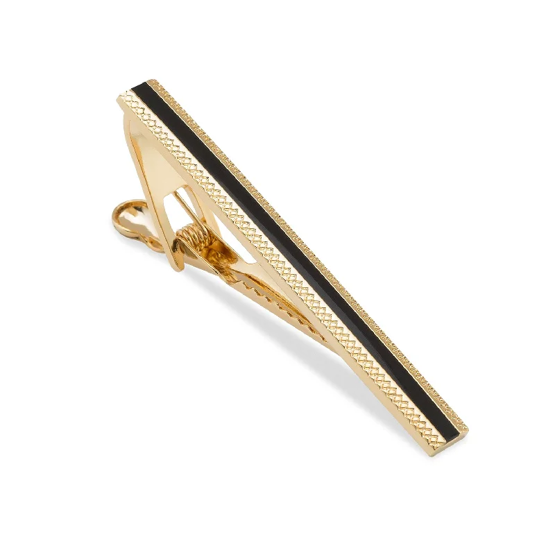 Luxury titanium tie clip for men with durable and lightweight design -Packer Gold Tie Bar