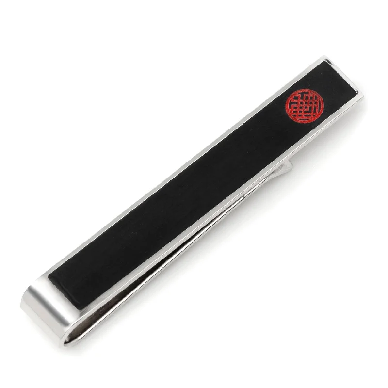 Custom wood tie clip for men with personalized engraving and elegant craftsmanship -Shang-Chi Tie Bar