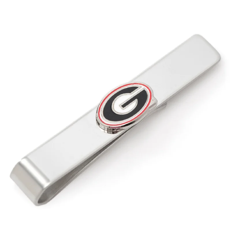 Premium quality tie clip for men with high-end materials and attention to detail -University of Georgia Bulldogs Tie Bar