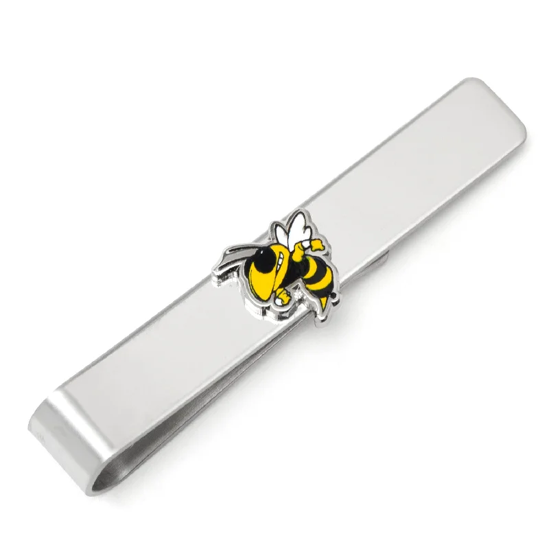 Titanium tie clip for men with strong, lightweight design and sleek finish -Georgia Tech Yellow Jackets Tie Bar