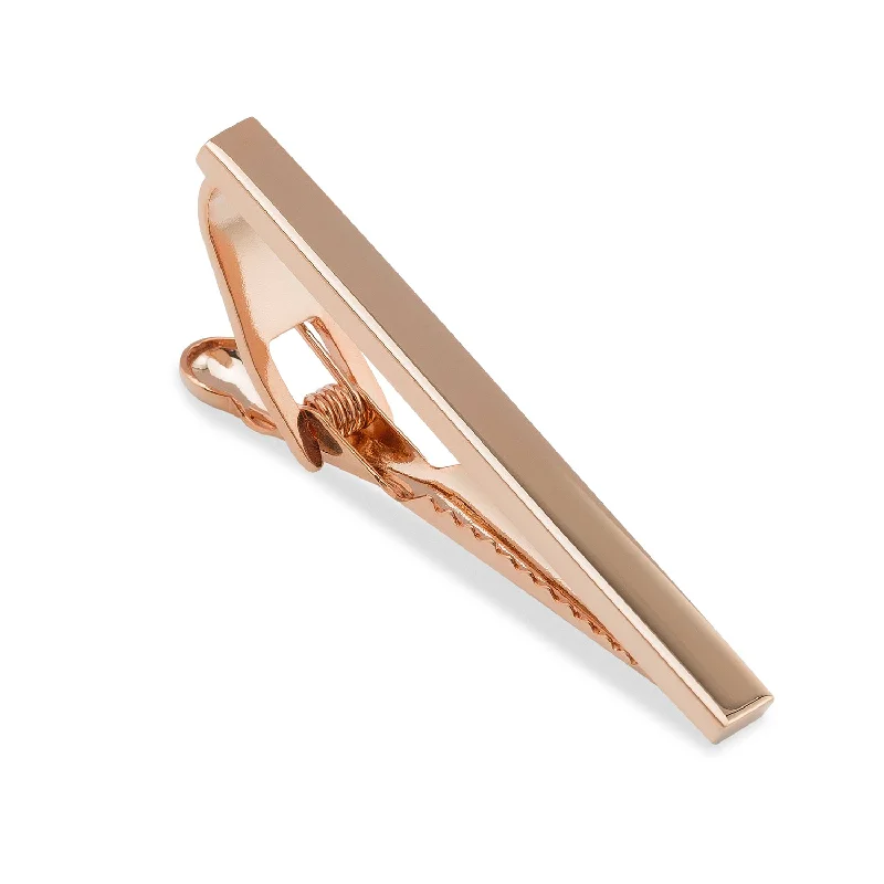 Personalized corporate tie clip with custom logo for business gifts -Reservoir Dogs Rose Gold Tie Bar