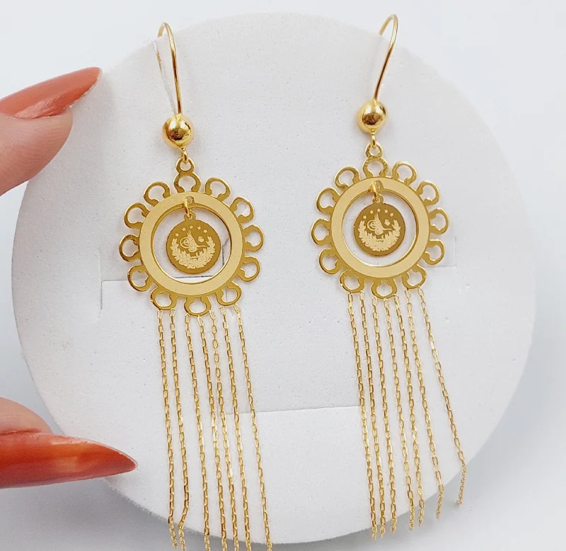 Hoop earrings with crescent moon shapes for a celestial and mystical appearance-Fancy Earrings