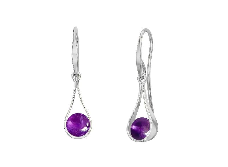 Classic hoop earrings with a thin profile for a sleek and subtle style-Captivating Swing Earrings