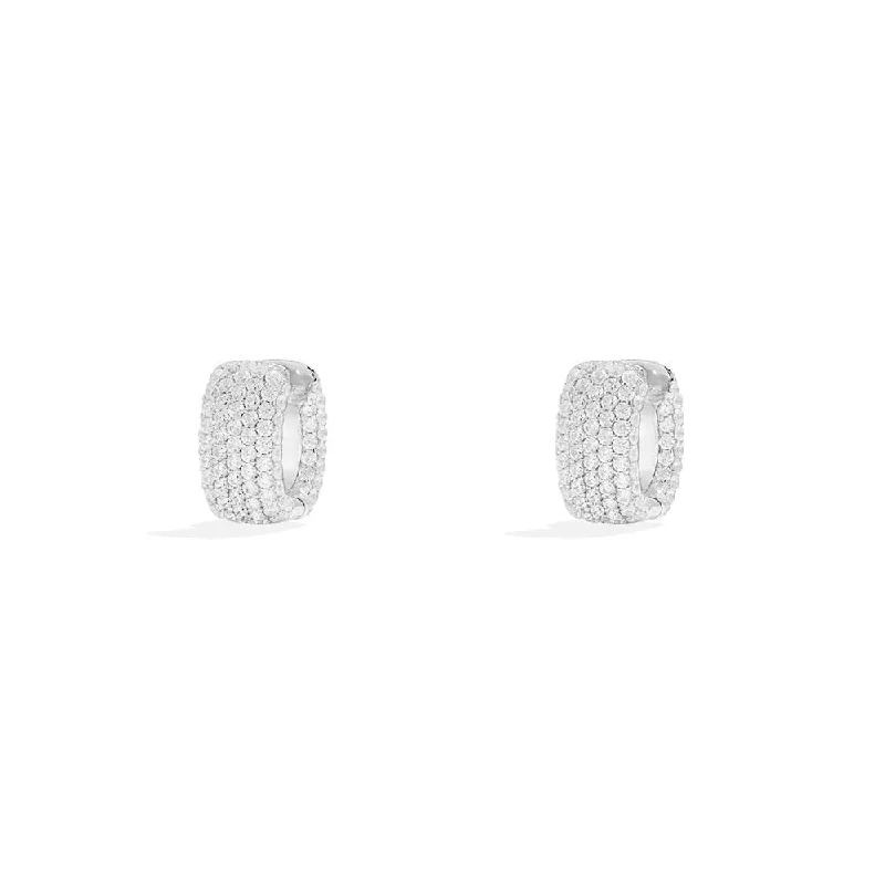 Best hoop earrings with geometric cuts for a sharp, modern appeal-Chunky Hoop Earrings