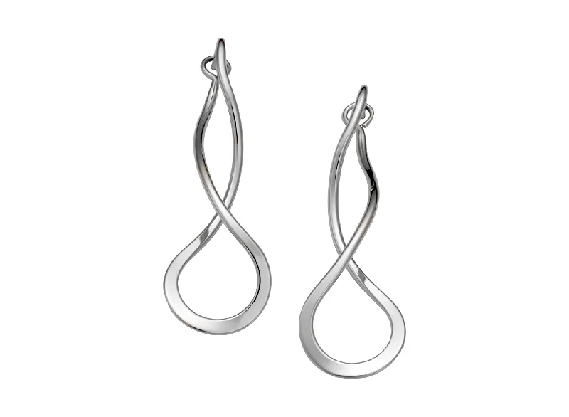 Best hoop earrings with matte finish for a sophisticated, understated design-Endless Braid Earrings