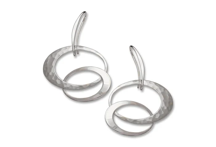 Best hoop earrings with geometric cuts for a sharp, modern appeal-Entwined Elegance Earrings