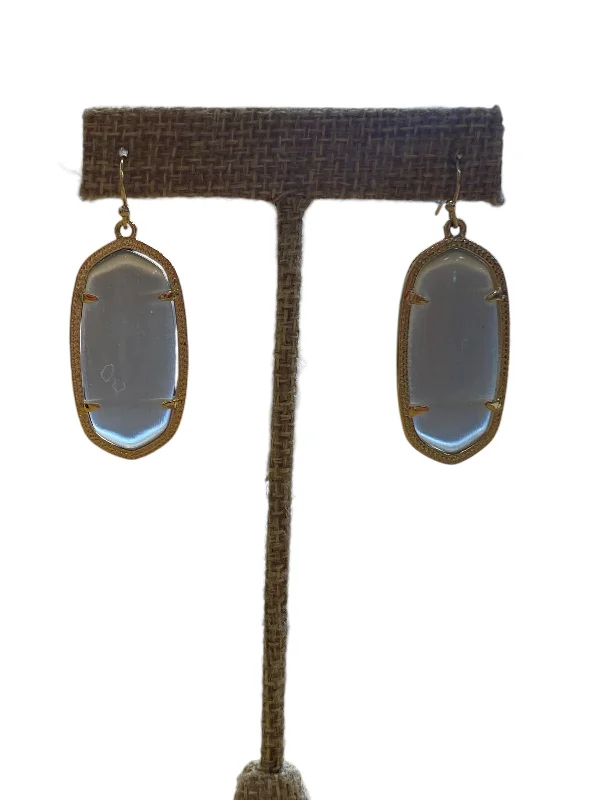 Hoop earrings with textured finishes for a vintage and classic style-Earrings Dangle/drop By Kendra Scott