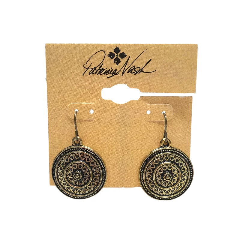 Hoop earrings with intricate designs for a unique and artistic appearance-Earrings Dangle/drop By Patricia Nash