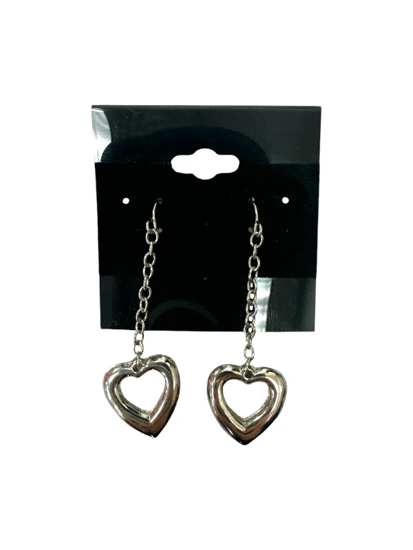 Hoop earrings with hearts for a sweet and romantic gesture-Earrings Dangle/drop By Primark