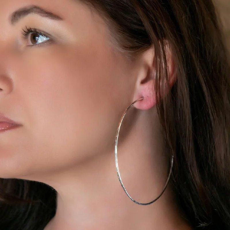 Best hoop earrings with oval shapes for a unique and elongated design-Let's Get Loud Hoops (3.5")