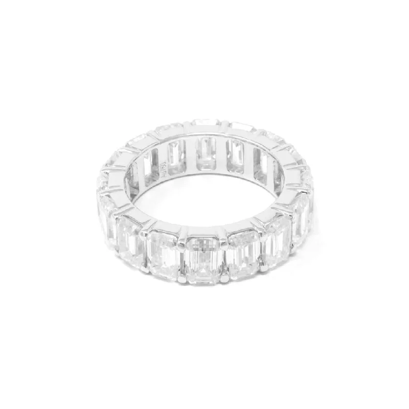 Emerald Cut Band - 18ct Gold