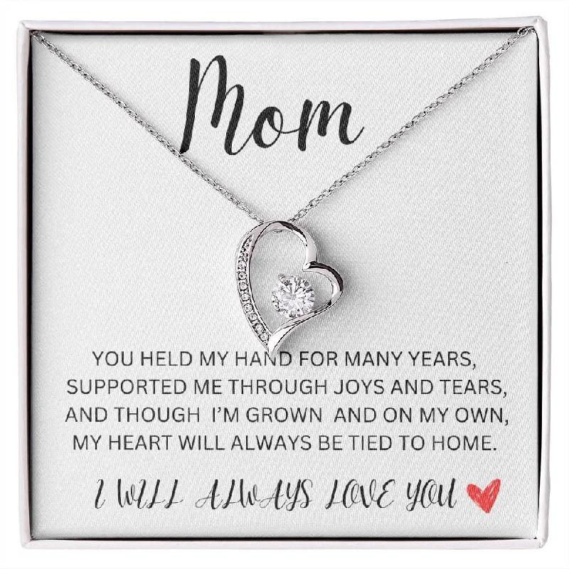 Best necklaces and pendants with butterfly pendants for a delicate, light style-ELLEGANT FOREVER LOVE NECKLACE FOR MOM, STEPPED UP MOM, ADOPTED MOM, JUST IN TIME FOR MOTHERS DAY!!