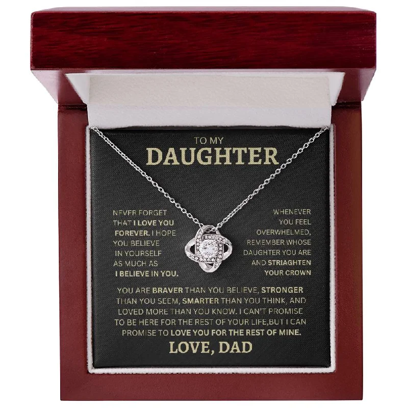 Best necklaces and pendants with cross pendants for a spiritual, meaningful symbol-GIVE THE GIFT OF ELEGANCE WITH THIS BEAUTIFUL LOVE KNOT NECKLACE, EXCELLENT FOR GRADUATION, GOING OFF TO COLLAGE, BIRTHDAY, OR FOR ANY OCCASION!!