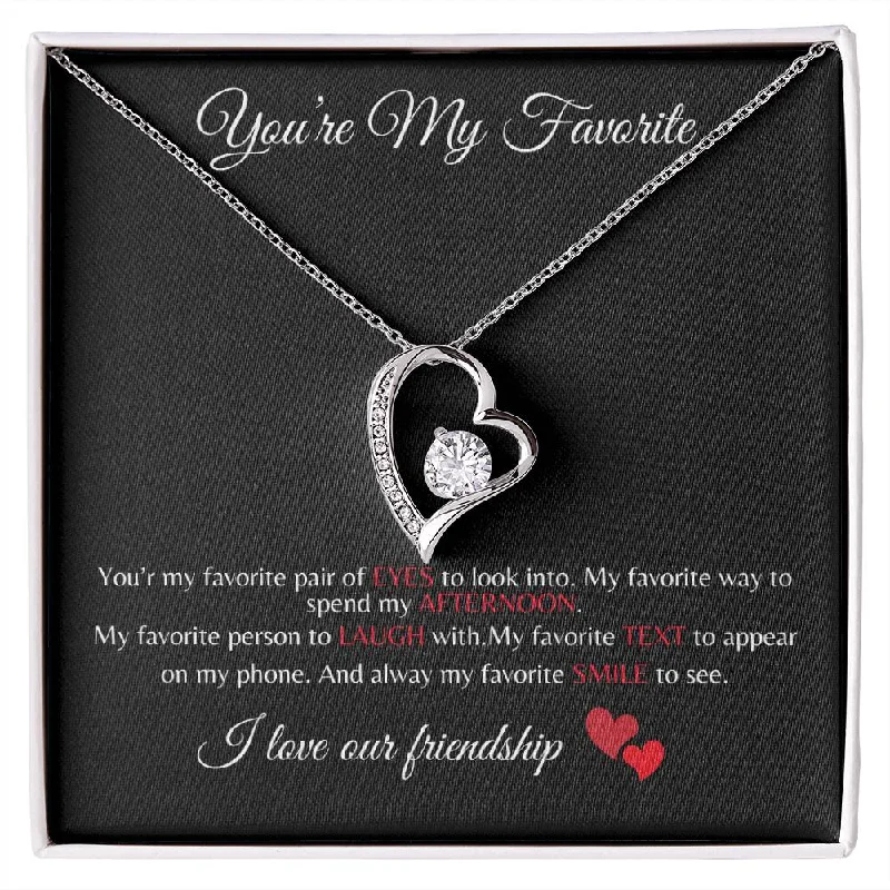 Beautiful necklaces and pendants with diamond-encrusted designs for maximum sparkle-Beautiful Forever Love necklace/ For wife/ soulmate/ New love/ forever love/ best friend