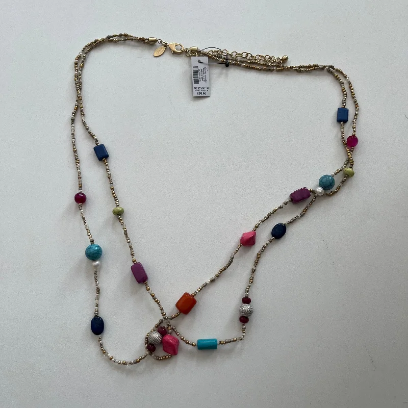 Best necklaces and pendants with intricate beadwork for a bohemian-inspired look-Necklace Lariat & Y-drop By Chicos