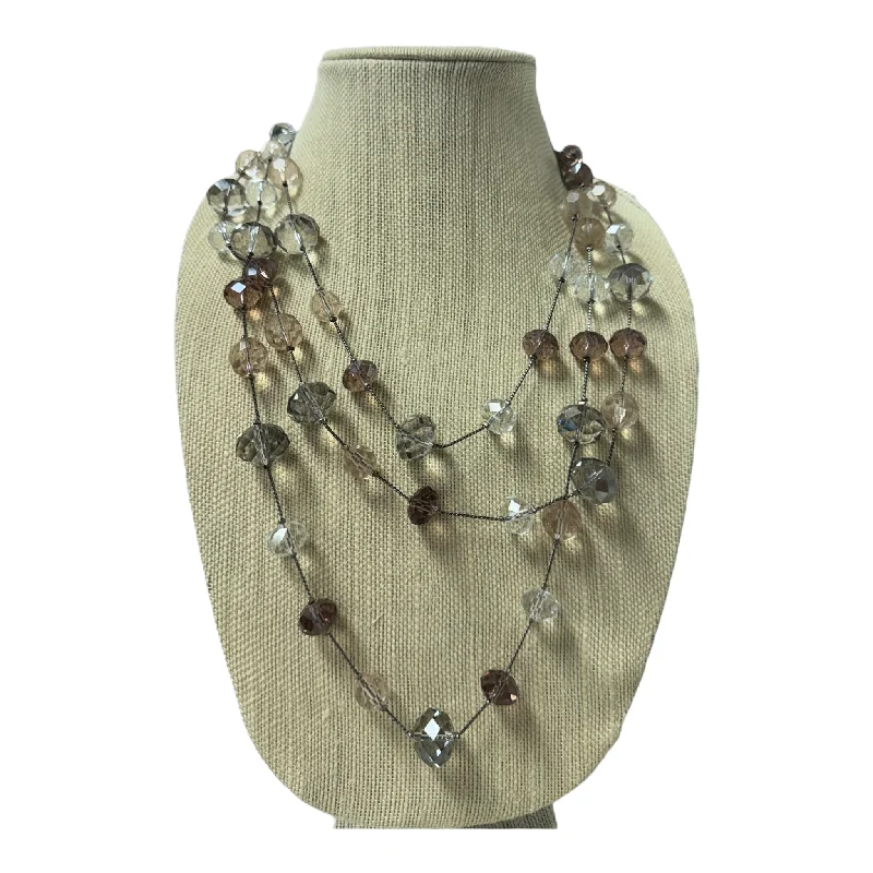 Unique necklaces and pendants with custom birthstone arrangements for personalization-Necklace Layered By Chicos