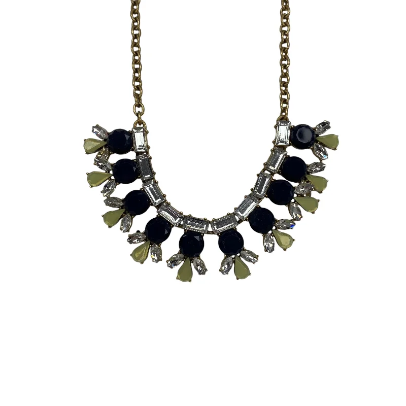 Best necklaces and pendants with matching earrings for a coordinated, elegant look-Necklace Statement By J. Crew In Blue & Gold