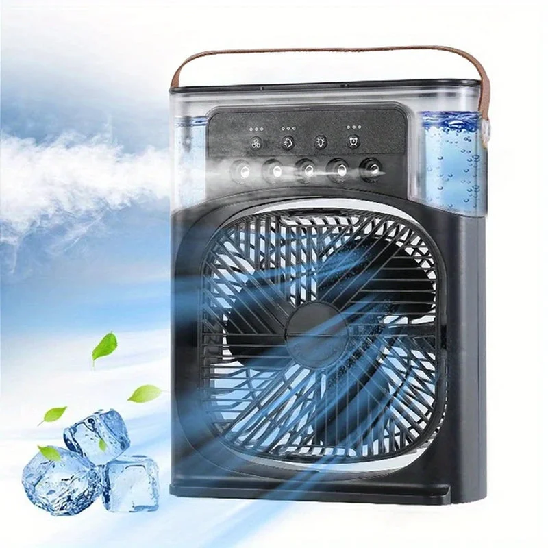 Best necklaces and pendants with intertwined designs for a symbol of unity-Portable Air Conditioner Fan Household Small Air Cooler Humidifier Hydrocooling Fan Portable Air Adjustment for Office 3 Speed