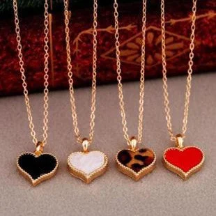 Necklaces and pendants with pearls for a classic and sophisticated touch-Wholesale Valentine's Day Alloy Love Necklaces